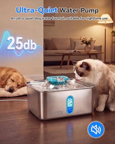 4Gal 15L Large Dog Water Fountain