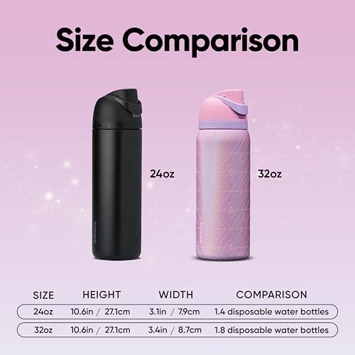 Wicked FreeSip Stainless Steel Water Bottle 32 oz Glinda