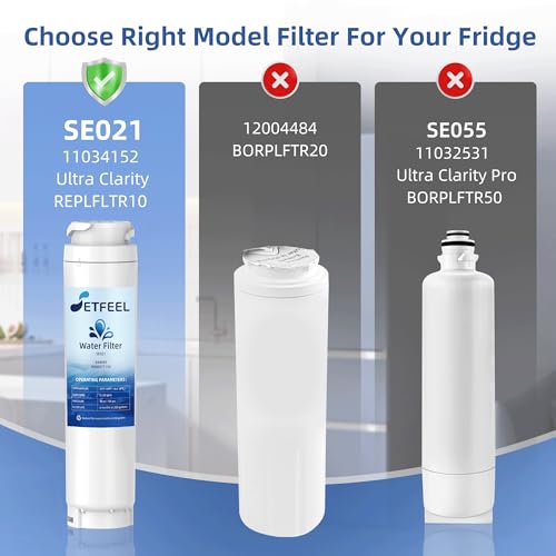 11034152 Water Filter Replacement Fit Bosch Thermador Ultra (3 Count)