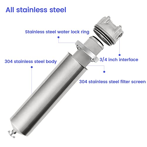 NSF ANSI 42 Stainless Steel Whole House Water Filter Housing
