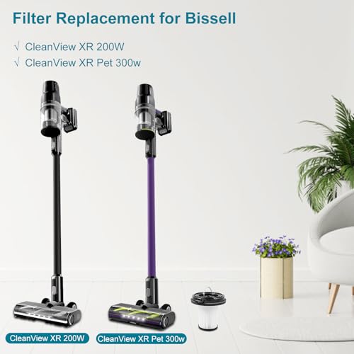 2 Pack Replacement Filter for BISSELL CleanView XR (2 Count)