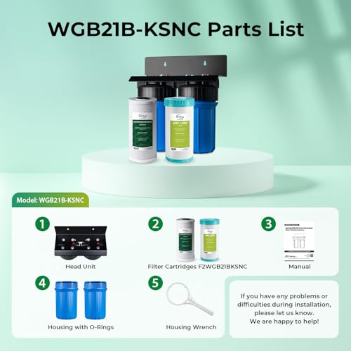 WGB21B KSNC Whole House Water Filter System