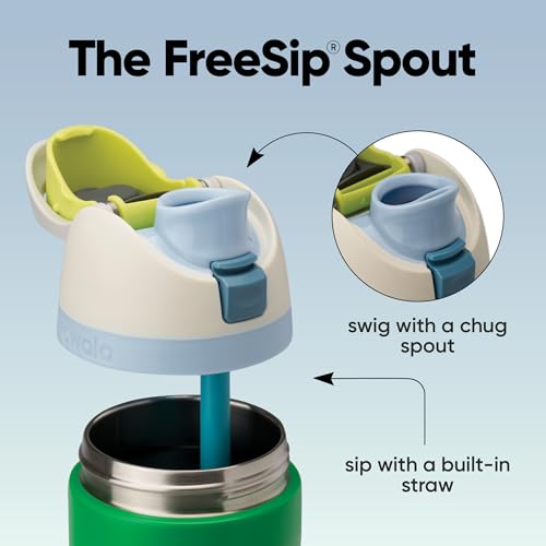 FreeSip Stainless Steel Water Bottle 24 oz Putting Green