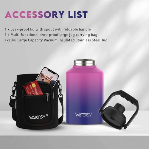 1 Gallon Water Bottle Insulated