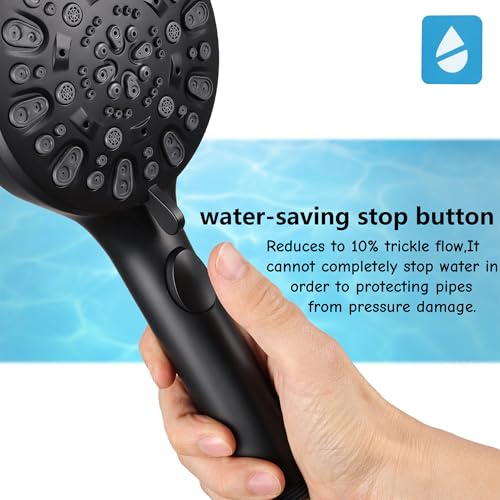7 Spray Shower Head with Handheld