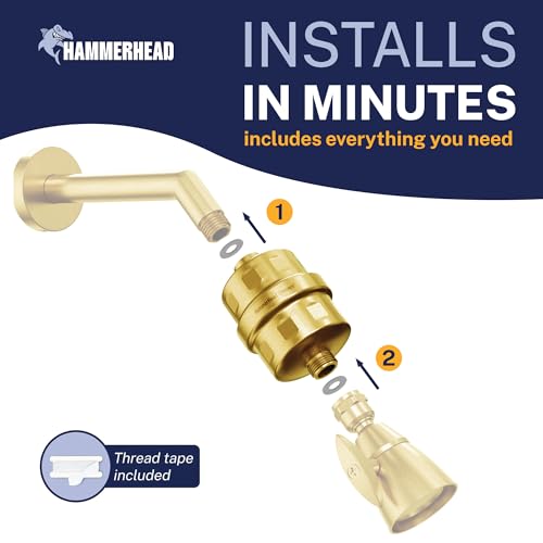 Solid Metal Shower Head Filter