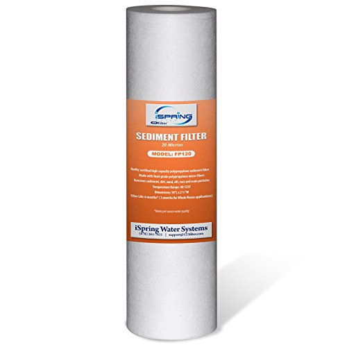 FP120X50 10"x2.5" Universal Sediment Water Filter Replacement Cartridges (50 Count)
