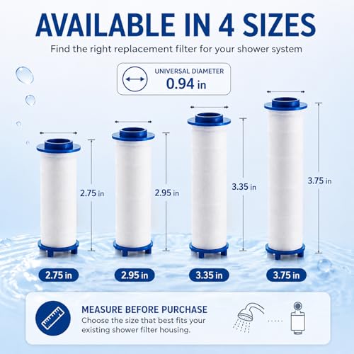 10 20 Pcs Shower Head Filters 2.75 Inch