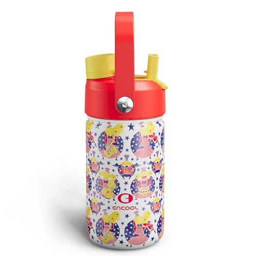 Kids Insualated Water Bottle with Straw
