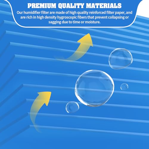 8 Pack Replacement Filters Compatible with LEVOIT Superior 6000S Smart Evaporative Humidifier + 4 (12 Count)