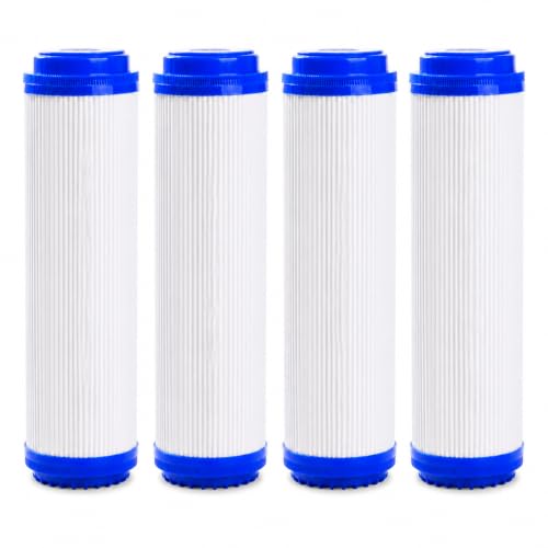 4 Pack Granular Activated Carbon Water Filter Cartridges Compatible with WaterPur CCI (4 Count)