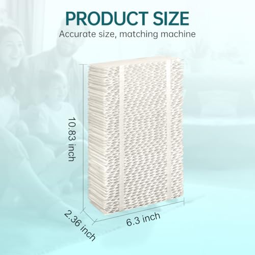 HDC411 Replacement Wicking Humidifier Filter Compatible with AIRCARE Humidifier HDC3120DCN TE3140DSLV (3.44 Count)