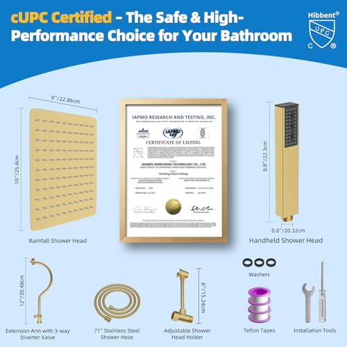 All Metal cUPC Certified Shower Head