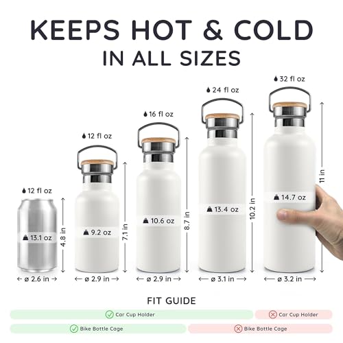 Insulated Metal Water Bottle 32 oz