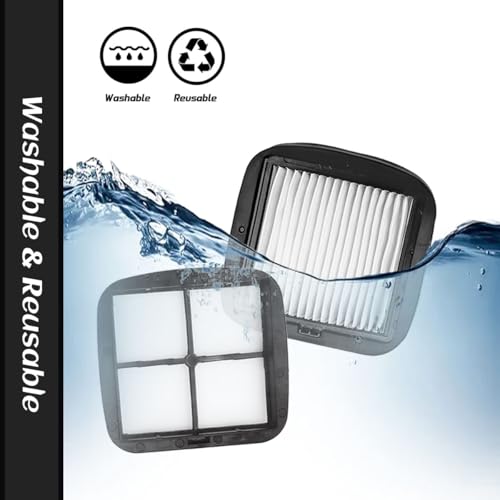 97D5 vacuum filter for bissell pet hair eraser vacuum filter Corded Handheld Vacuum 33A1 (2 Count)