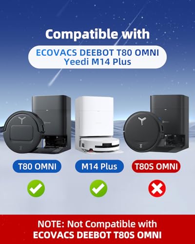 T80 Omni Replacement Parts Compatible with ECOVACS DEEBOT T80 Omni