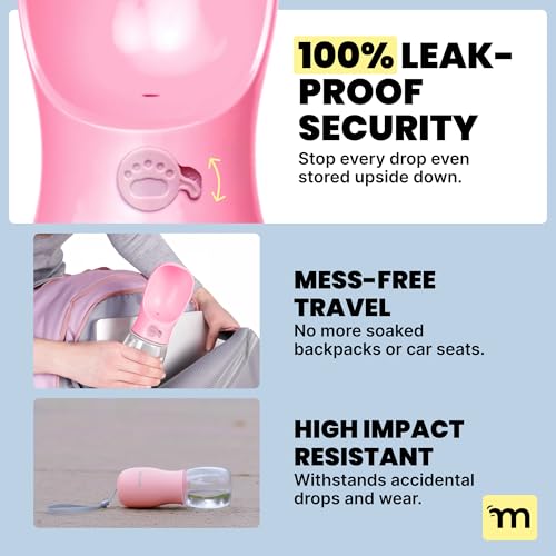 Leak Proof Portable Dog Water Bottle for Travel