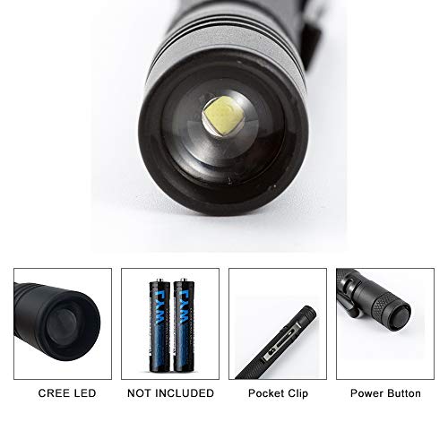 395nm Zoomable UV Blacklight Flashlight (3 Count)