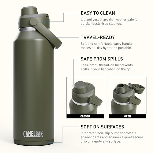 Thrive Chug Stainless Steel Water Bottle 40oz