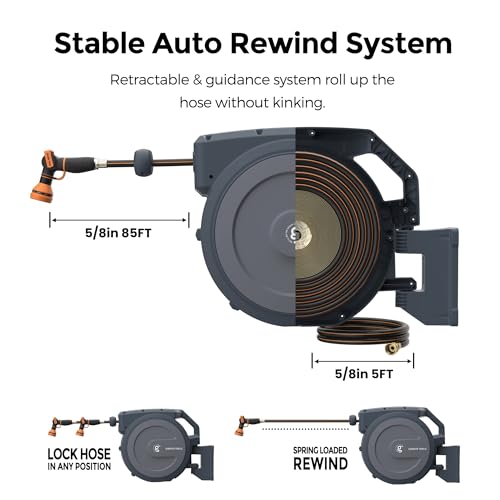 Retractable Garden Hose Reel 5