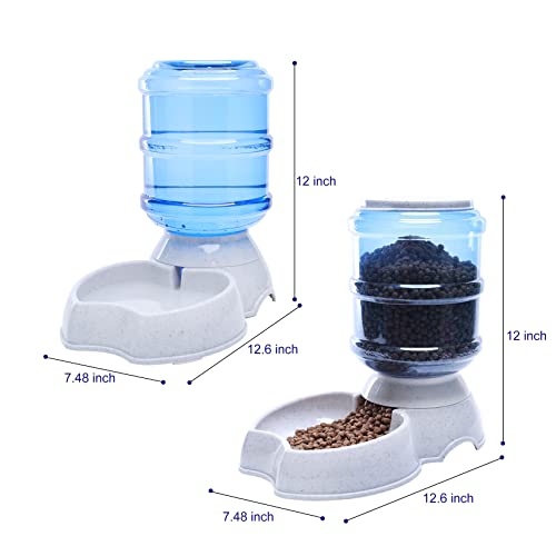Pet Feeder and Water Food Dispenser Automatic Water Bowl for Dogs Cats