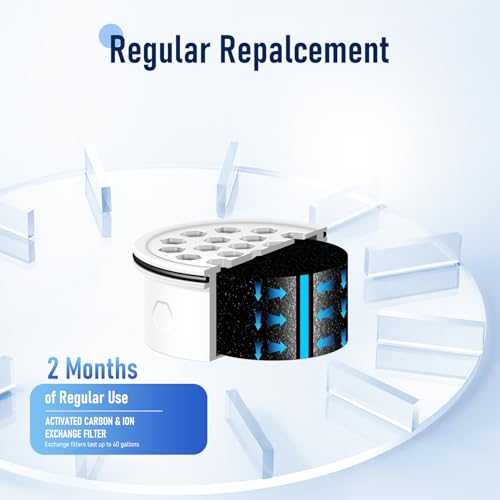 3PCS Activated Carbon + Ion Exchange Water Filter Replacement for LS Home Dispenser 18C