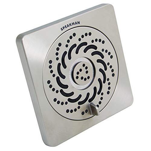 S-5001-BN-E15 Kubos Exhilaration High Pressure Fixed Shower Head, 1.5 GPM, Brushed Nickel