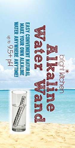 2 Pack Alkaline Water Stick Wand Naturally Raise pH 9.5 Adds Tourmaline (2 Count)