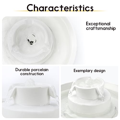 Ceramic Cat Water Fountain