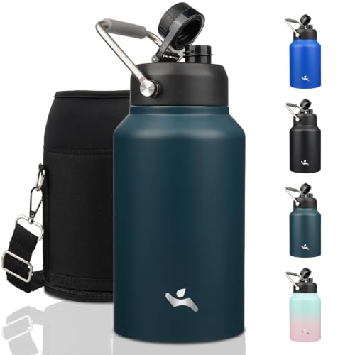 87 oz Insulated Stainless Steel Water Bottle Jug with Handle