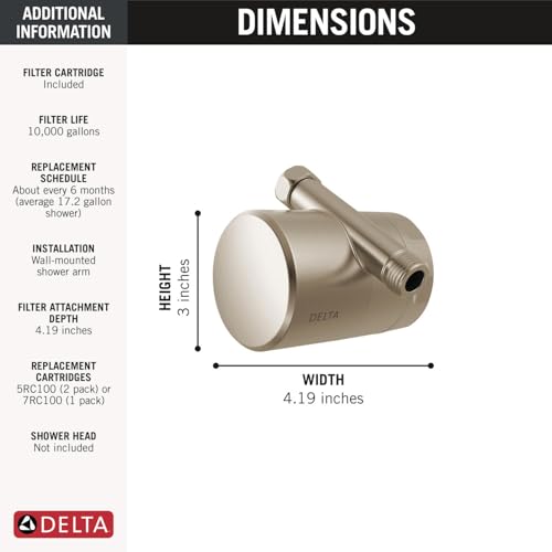 Faucet Clarifi Standard Shower Filter Attachment with Filter