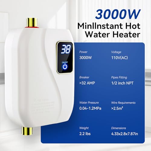 110V Tankless Water Heater Electric