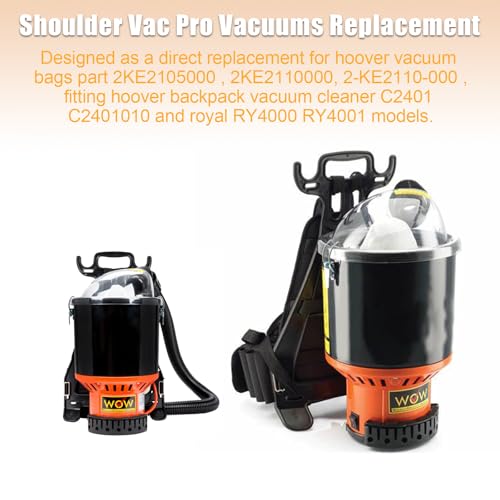 Replacement for Hoover Vacuum HEPA Cloth Bag Liner and Filter
