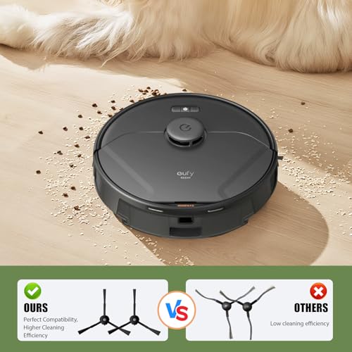 6 Pack Replacement Filters & 6 Side Brushes for eufy X8 Pro Robot Vacuum