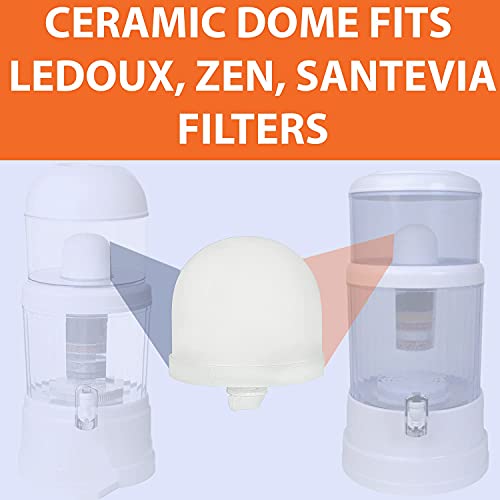 Ceramic Dome Water Filter Replacement for Countertop Systems (25 Count)