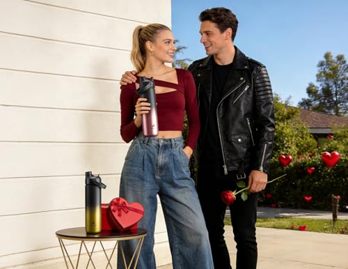 26 oz Insulated Water Bottle with 2