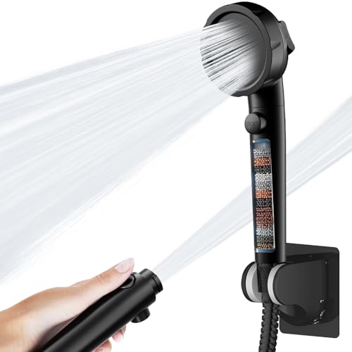 On Off Pause Camper Shower Head with Filter for RV