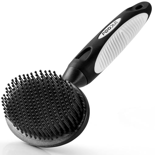 Round Bristle Pet Brush for Dogs and Cats