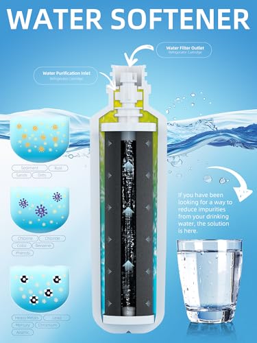 ADQ747935 Water Filter Replacement for LG Lt1000P (4 Count)