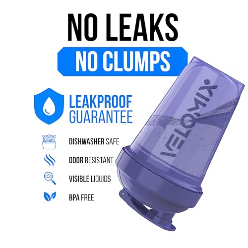 2 Pack 20oz Protein Shaker Bottle for Protein Mixes (2 Count)