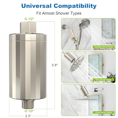 ALL METAL Shower Head Filter