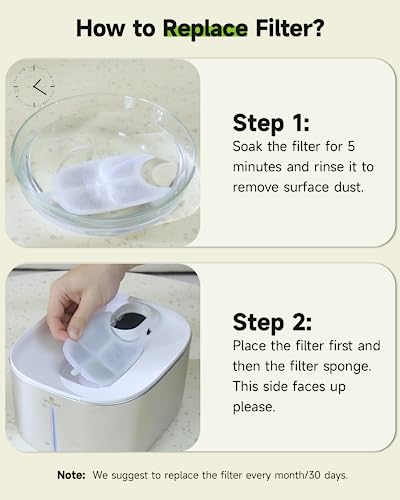 Wireless Cat Water Fountain Filter