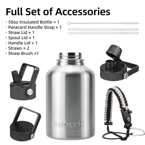 50oz Large Insulated Water Bottle