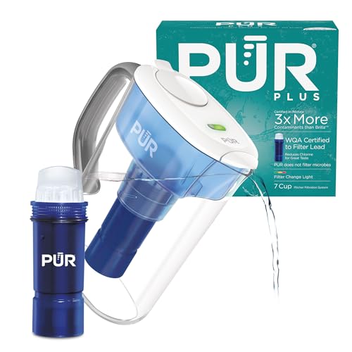 Plus 7 Cup Water Filter Pitcher for Fridge