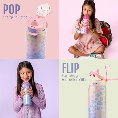 Kids Pop & Fill 18oz Stainless Water Bottle