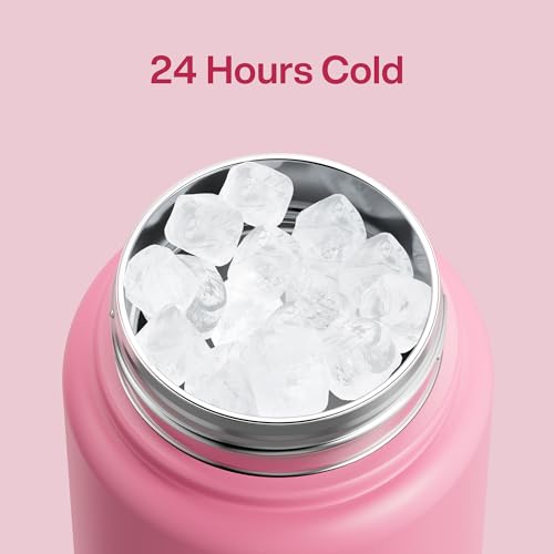 Insulated Water Bottle with Straw Stainless Steel Water Bottle