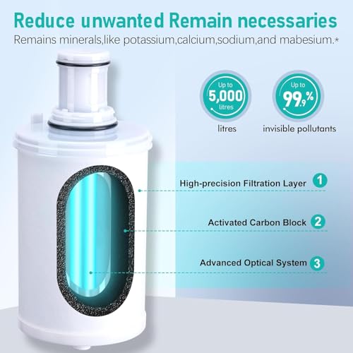 2 Pack 100186 Replacement Filter Cartridge Compatible with Amway espring Water Filter System (100186 Count)