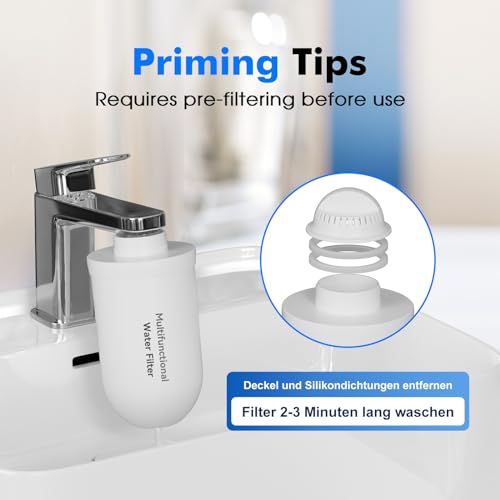 2 Pack K8001 Multifunctional Water Filter Elements (2 Count)