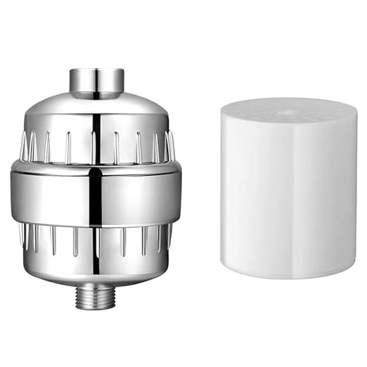 15 Stage Shower Filter - Shower Head Filter - Hard Water Filter Remove Chlorine Heavy Metals and Other Sediments Reduces Dry