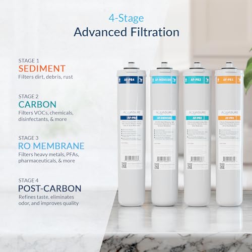 Premier 4 Stage RO Reverse Osmosis Under Sink Drinking Water Filtration System